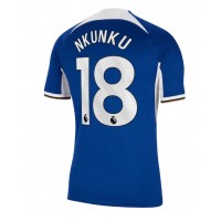 Camisa de time de futebol Chelsea Christopher Nkunku #18 Replicas 1º Equipamento 2023-24 Manga Curta